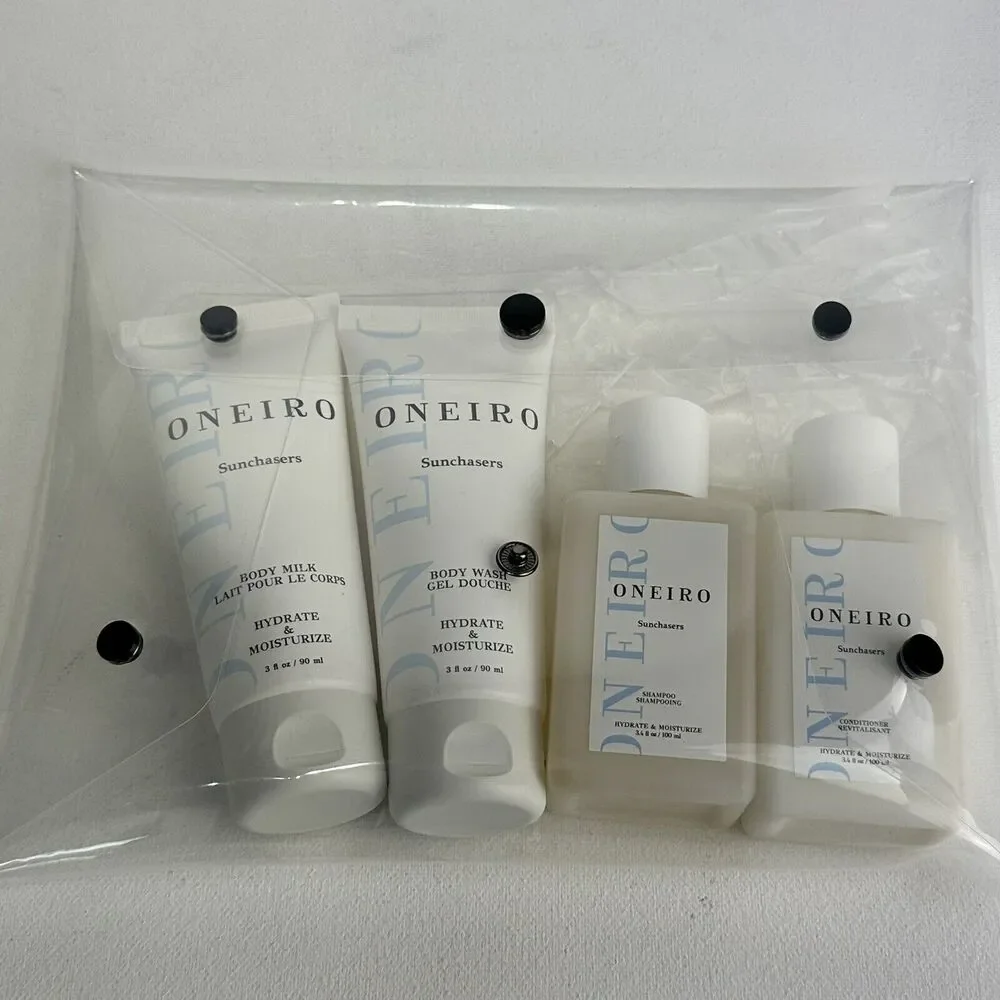 ONEIRO Sunchasers Ready Go Kit Travel Ready Clean & Vegan Personal Care Shampoo
